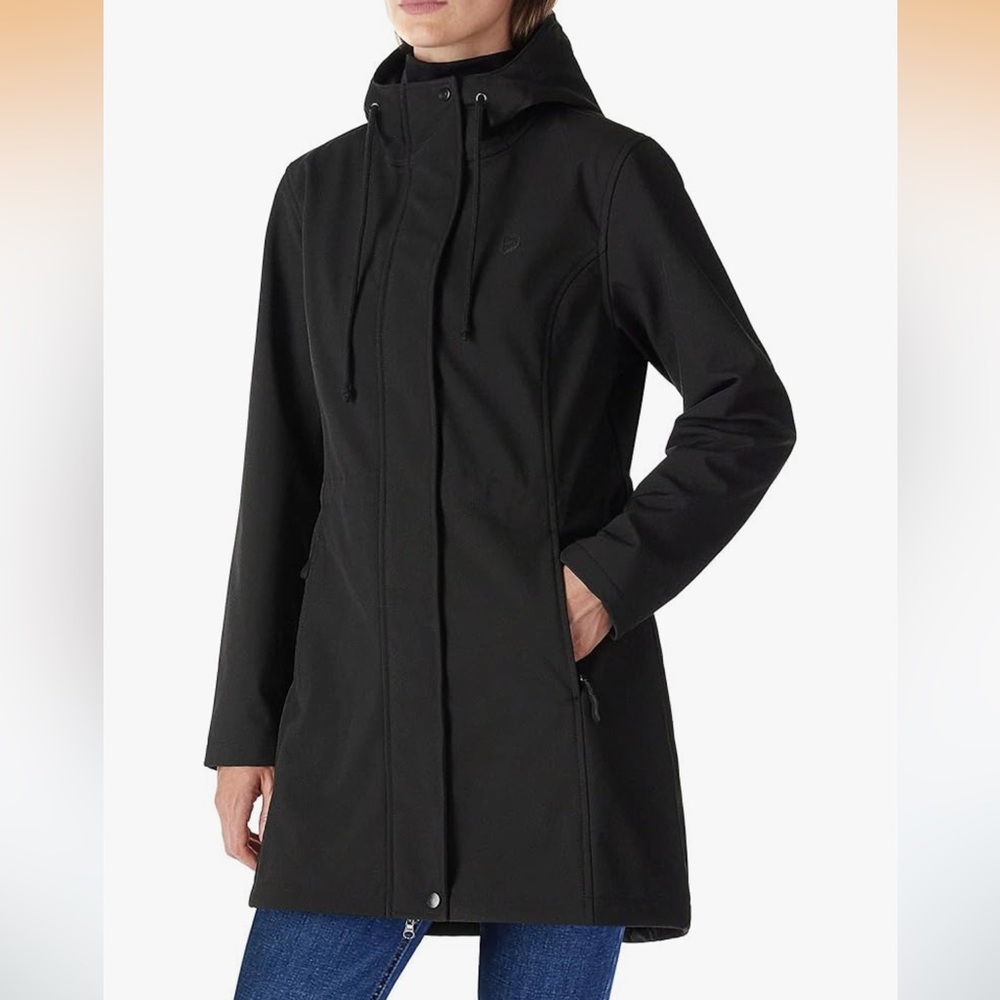 NWT Outdoor Women's Lightweight Waterproof Fleece  Rain Jacket